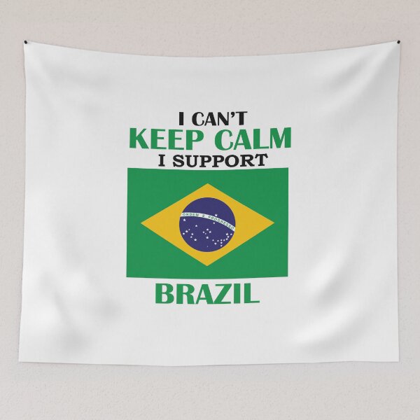 Item preview, I Can’t Keep Calm I Support Brazil designed and sold by beefrancky.