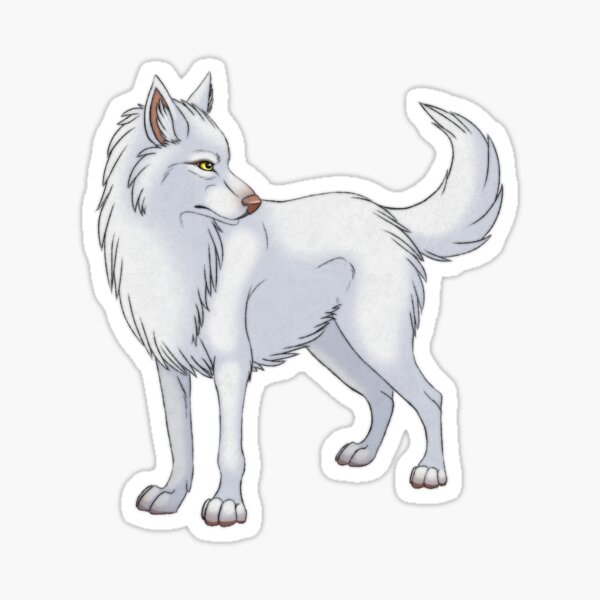 White Wolf Sticker