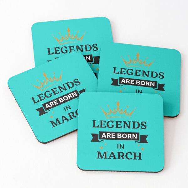 Item preview, Legends are Born in March | Birth Month | March designed and sold by Denefie.