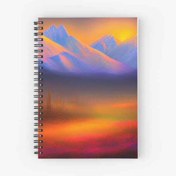 Item preview, Parque Nacional Denali Pintura digital etérea con coloración dramática 1 designed and sold by DiatomDesigns.