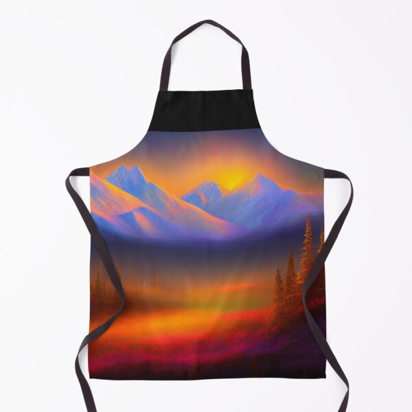 Item preview, Denali National Park Ethereal digital painting with Dramatic Coloring 1 designed and sold by DiatomDesigns.