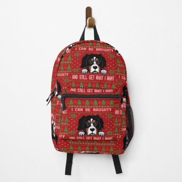 Item preview, I Can Be Naugty Bernese Mountain Dog Ugly Christmas Sweater Funny designed and sold by Cuddlythopia.