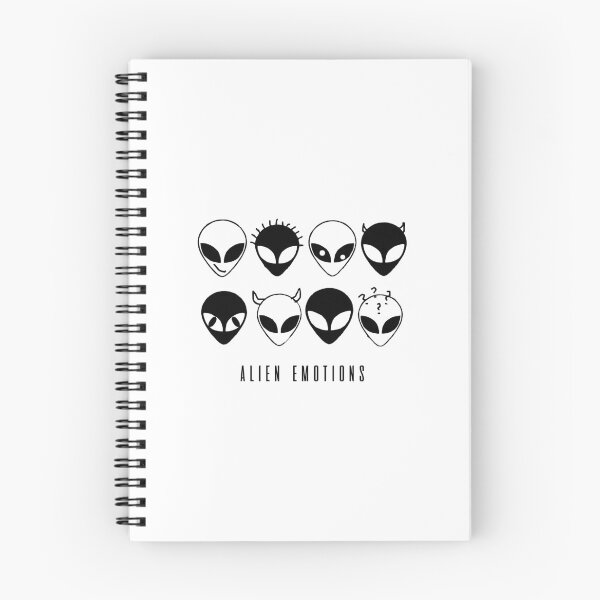 Item preview, ALIEN EMOTIONS (black) designed and sold by eileendiaries.