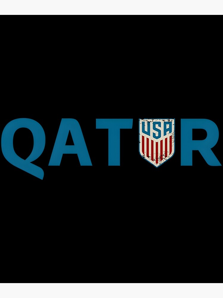 "Qatar USMNT World Cup 2022 National Soccer Team Logo Shirt, USMNT