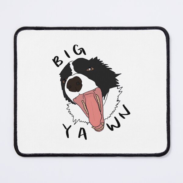 Item preview, border collie big yawn  designed and sold by innabeufrov.