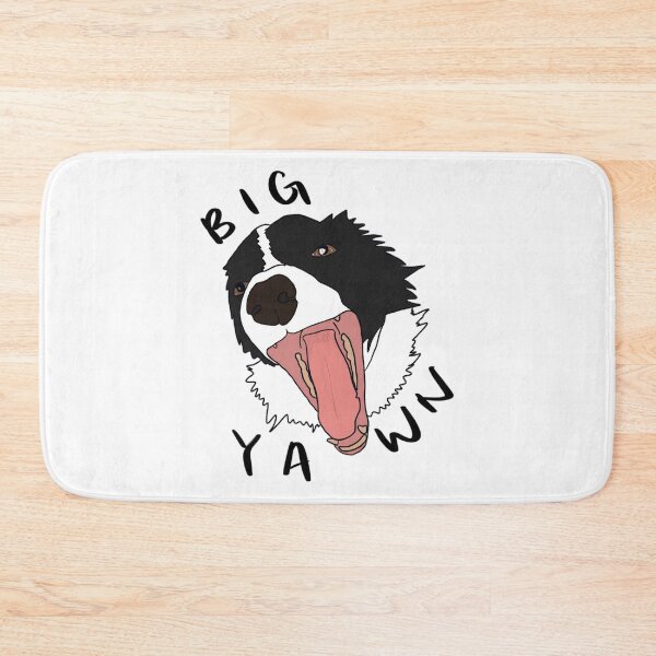 Item preview, border collie big yawn  designed and sold by innabeufrov.