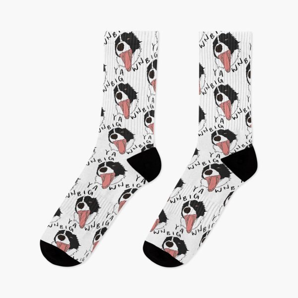 Item preview, border collie big yawn  designed and sold by innabeufrov.