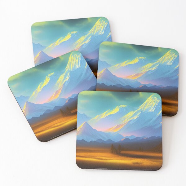 Artikelvorschau, Denali National Park Ätherisches digitales Malen mit dramatischer Färbung 5 entworfen und verkauft von DiatomDesigns.
