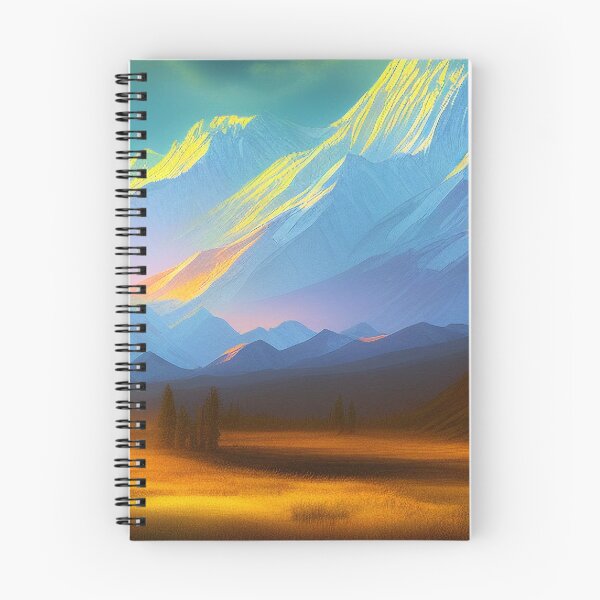 Aperçu de l'œuvre Peinture numérique éthérée du parc national de Denali avec coloration dramatique 5 créée et vendue par DiatomDesigns.
