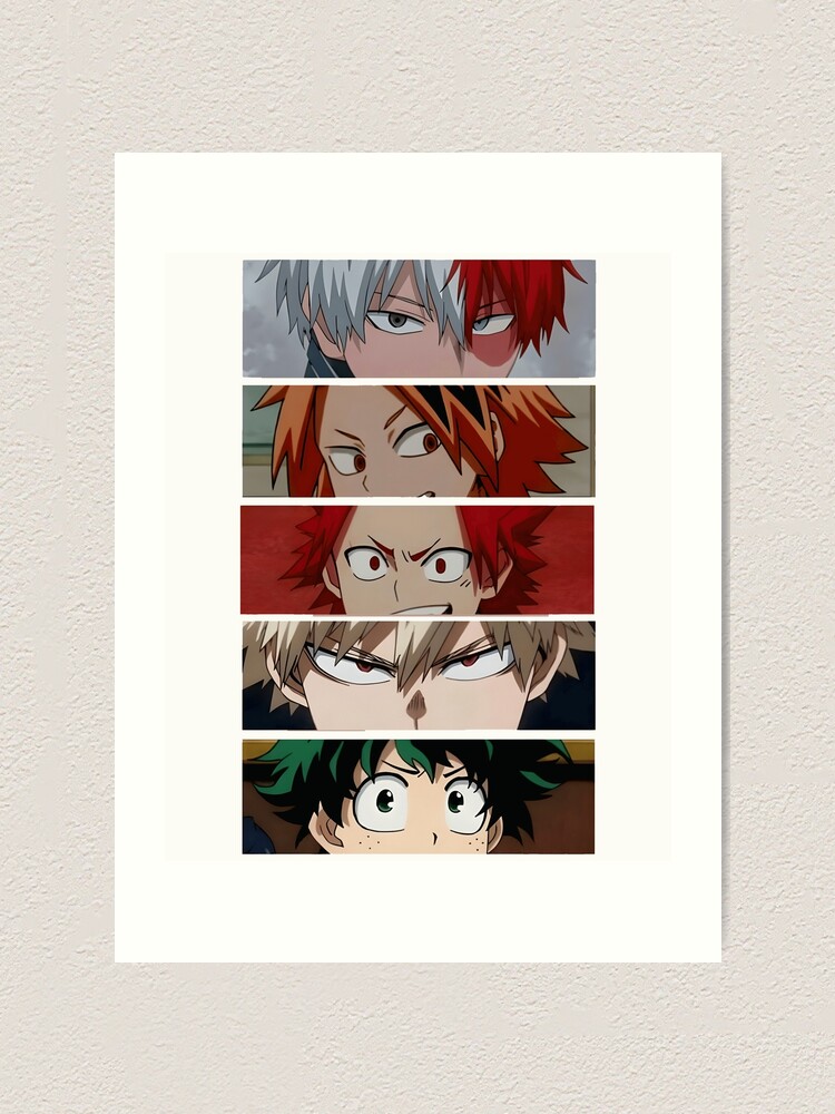 "Deku Anime Izuku eyes" Art Print for Sale by MelanRussell Redbubble