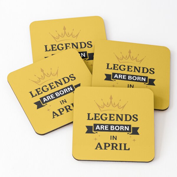 Item preview, Legends are Born in April | Birth Month | April designed and sold by Denefie.