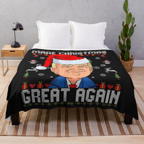 Item preview, Funny Trump 2024 Make Christmas Great Again Ugly Sweater T-Shirt designed and sold by Francois-Lemann.