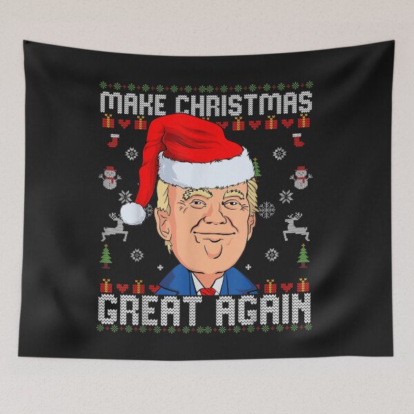 Item preview, Funny Trump 2024 Make Christmas Great Again Ugly Sweater T-Shirt designed and sold by Francois-Lemann.
