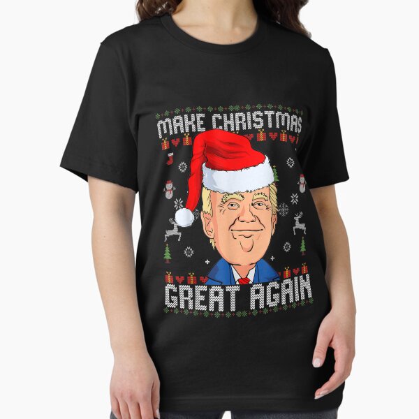Item preview, Funny Trump 2024 Make Christmas Great Again Ugly Sweater T-Shirt designed and sold by Francois-Lemann.