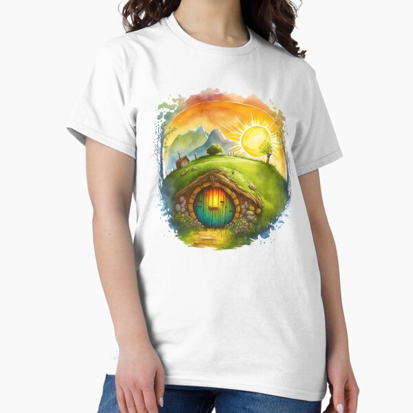 Vista previa del artículo con la obra «Puertas Redondas en Verano - Fantasía», diseñado y vendido por Fenay Designs.