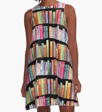 Bookworms Delight / Antique Book Library for Bibliophile A-Line Dress