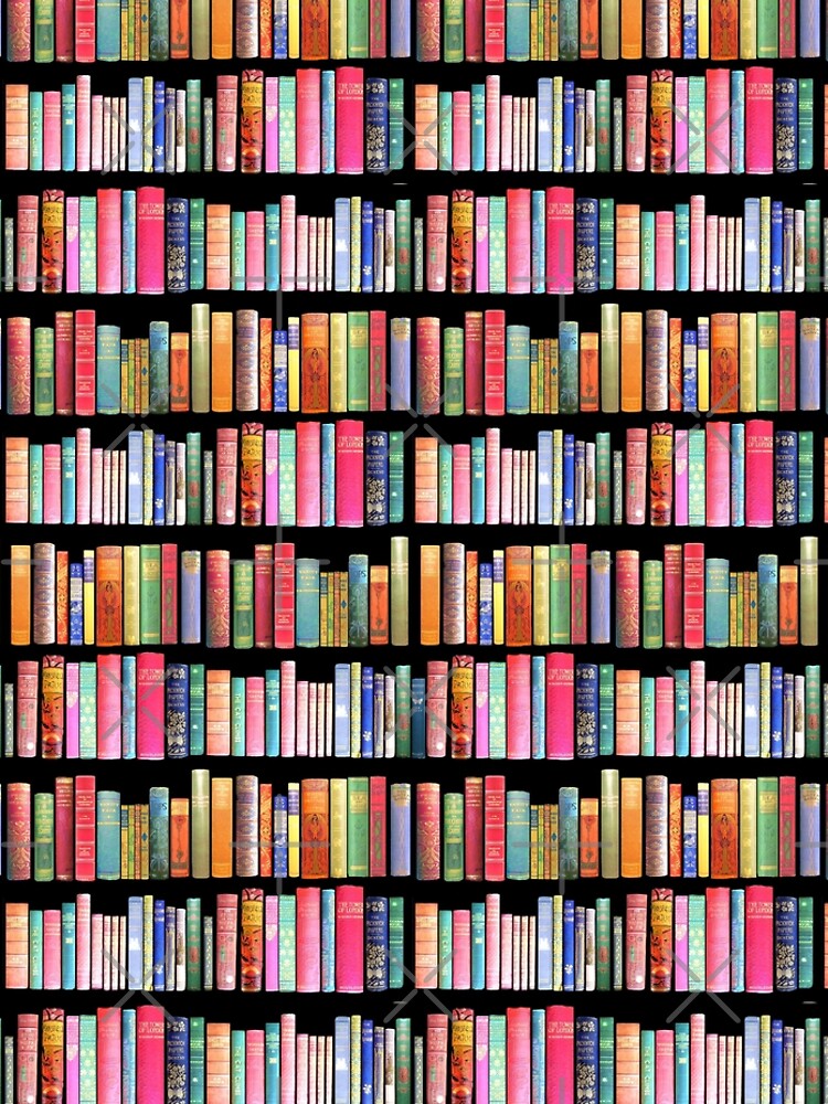 Bookworms Delight / Antique Book Library for Bibliophile by MagentaRose