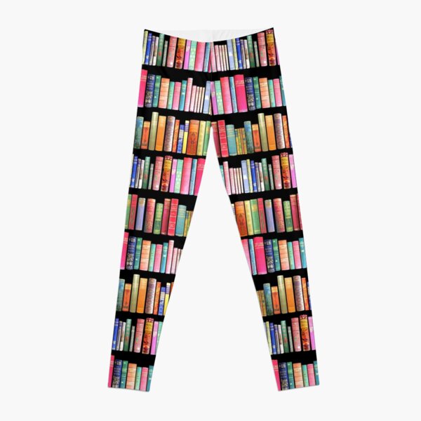 Bookworms Delight / Antique Book Library for Bibliophile Leggings