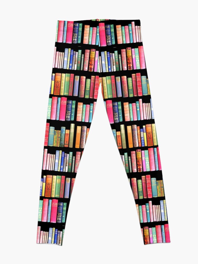 Alternate view of Bookworms Delight / Antique Book Library for Bibliophile Leggings