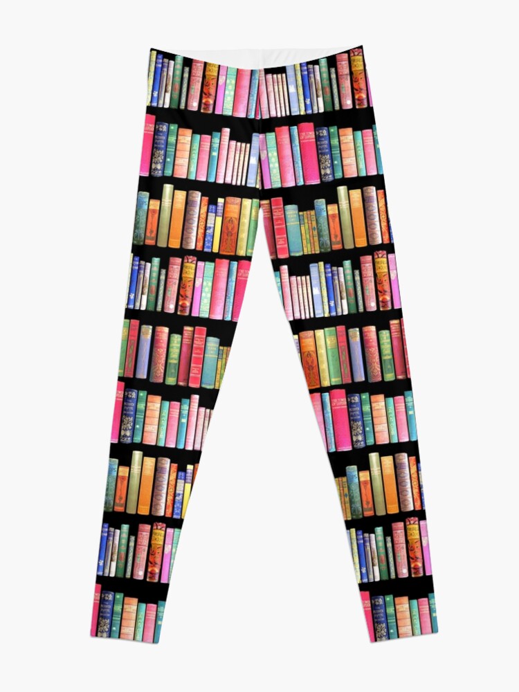 Alternate view of Bookworms Delight / Antique Book Library for Bibliophile Leggings
