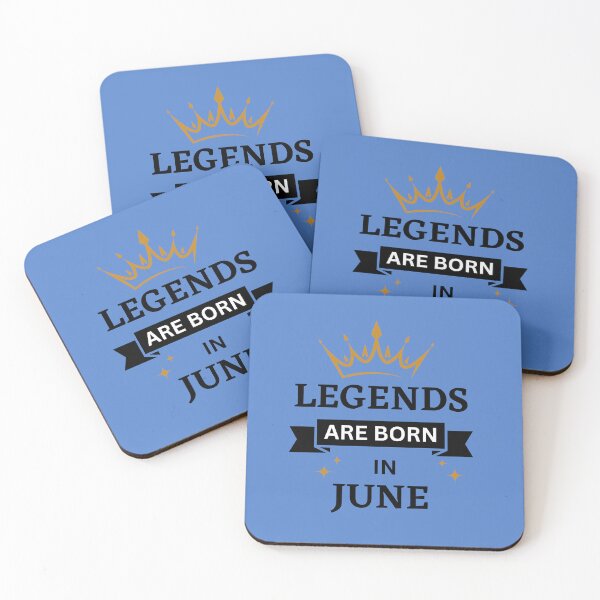 Item preview, Legends are Born in June | Birth Month | June designed and sold by Denefie.