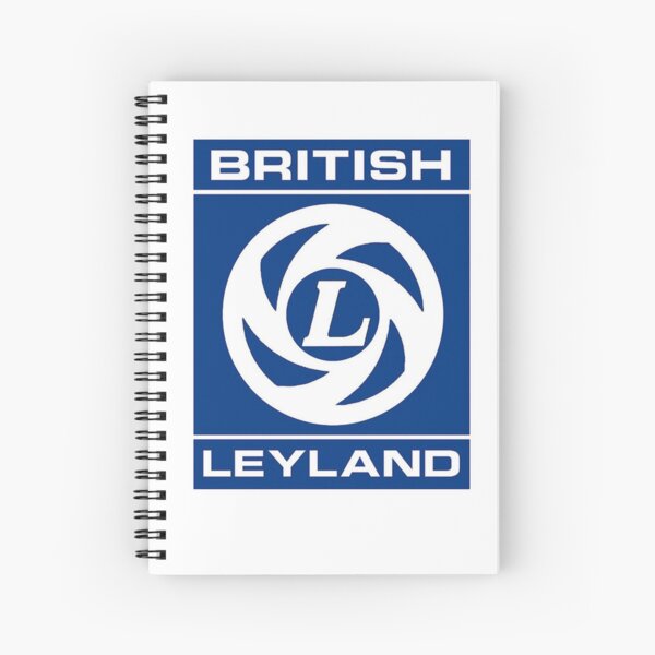 british leyland logo spiral notebook by justbritish redbubble redbubble