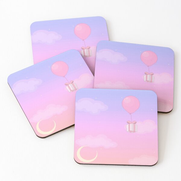 Animal Crossing Sunset Coasters (Set of 4)