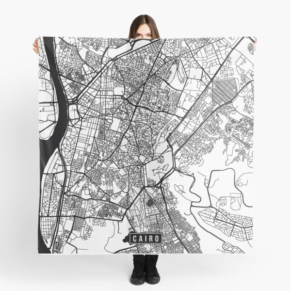 Item preview, Cairo, Egypt Street Map designed and sold by InkistPrints.