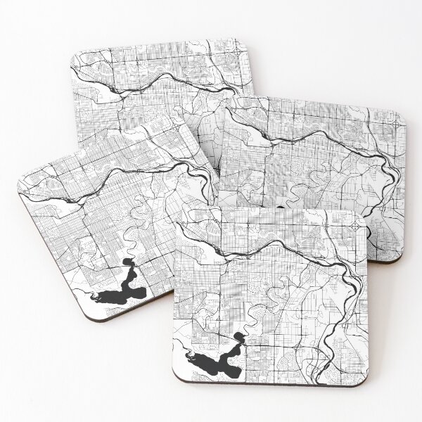 Item preview, Calgary, Canada Street Map designed and sold by InkistPrints.