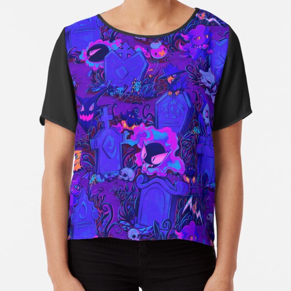 Grave Rave Chiffon Top