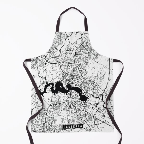 Item preview, Canberra, Australia Street Map designed and sold by InkistPrints.