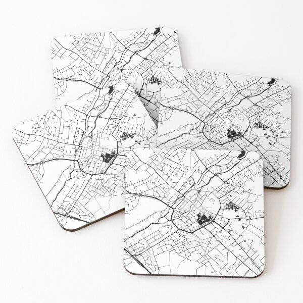 Item preview, Canterbury, England Street Map designed and sold by InkistPrints.