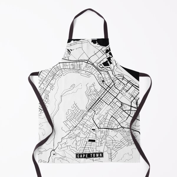 Item preview, Cape Town, South Africa Street Map designed and sold by InkistPrints.