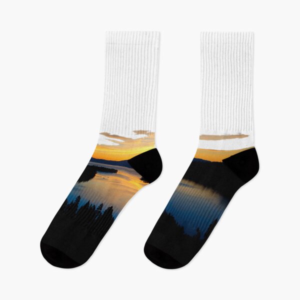 Item preview, Sunset Mountain Lake Veiw River designed and sold by ChristinasMess.
