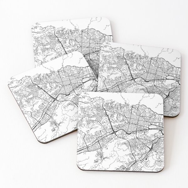 Item preview, Caracas, Venezuela Street Map designed and sold by InkistPrints.