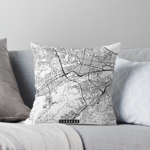 Item preview, Caracas, Venezuela Street Map designed and sold by InkistPrints.