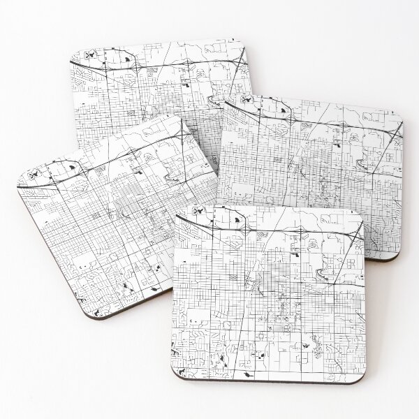 Item preview, Champaign, Illinois Street Map designed and sold by InkistPrints.