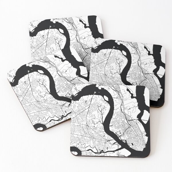 Item preview, Charleston, South Carolina Street Map designed and sold by InkistPrints.