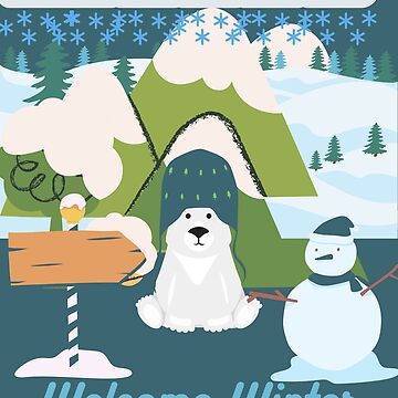 Welcome Winter Stickers
