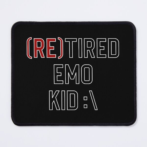 Item preview, Retired Tired Emo Kid designed and sold by Punderstandable.