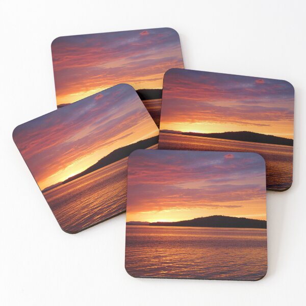 Item preview, Colorful sunset on Moosehead Lake, Maine designed and sold by PowerfulPhotos.