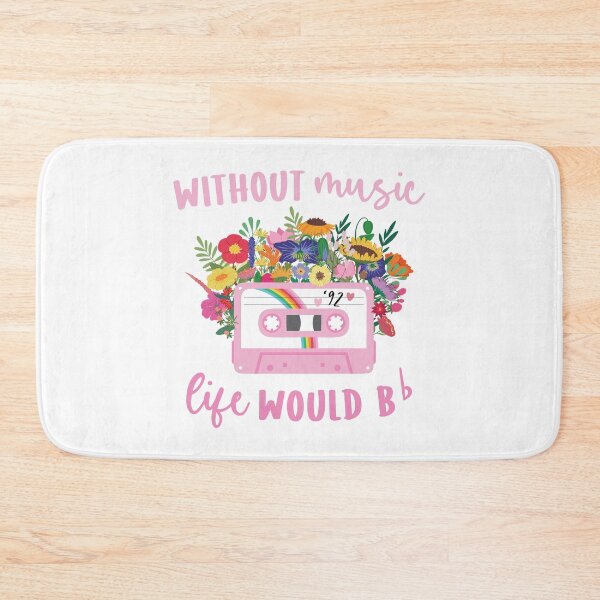 Item preview, Without Music Life Would B Flat designed and sold by mellibeedesigns.
