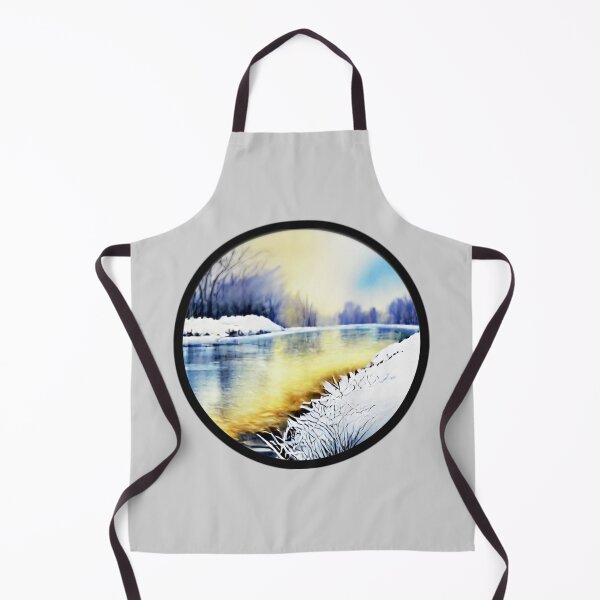 Item preview, Winter River Landscape designed and sold by designed2teach.