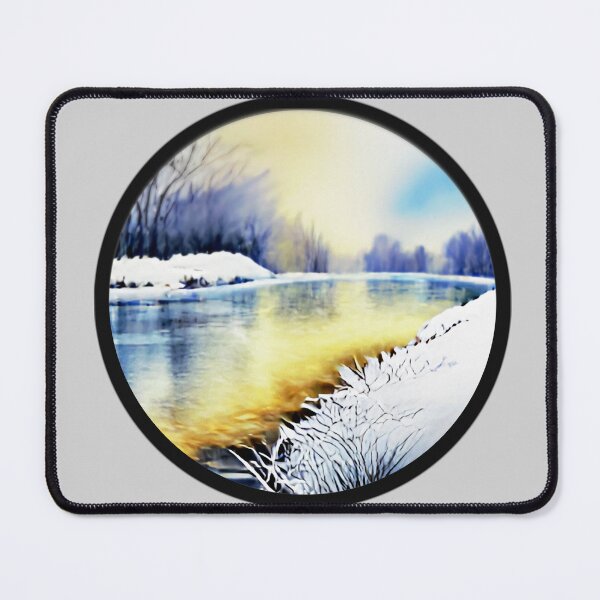 Item preview, Winter River Landscape designed and sold by designed2teach.