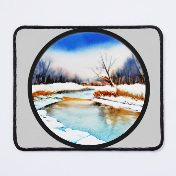 Item preview, Winter River Landscape designed and sold by designed2teach.
