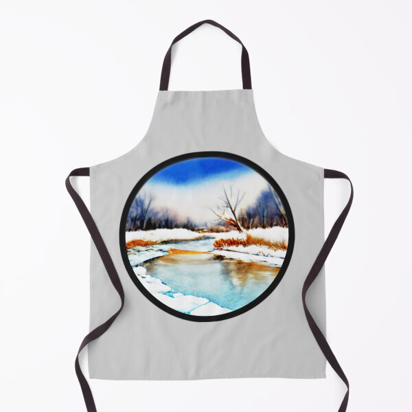 Item preview, Winter River Landscape designed and sold by designed2teach.