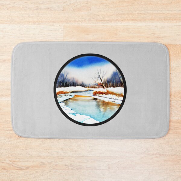 Item preview, Winter River Landscape designed and sold by designed2teach.