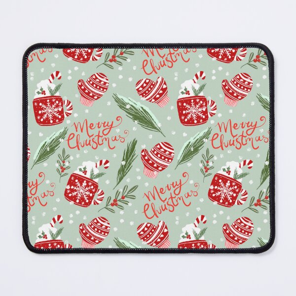 Item preview, Winter aesthetic christmas seamless pattern designed and sold by pinkyfish1010.