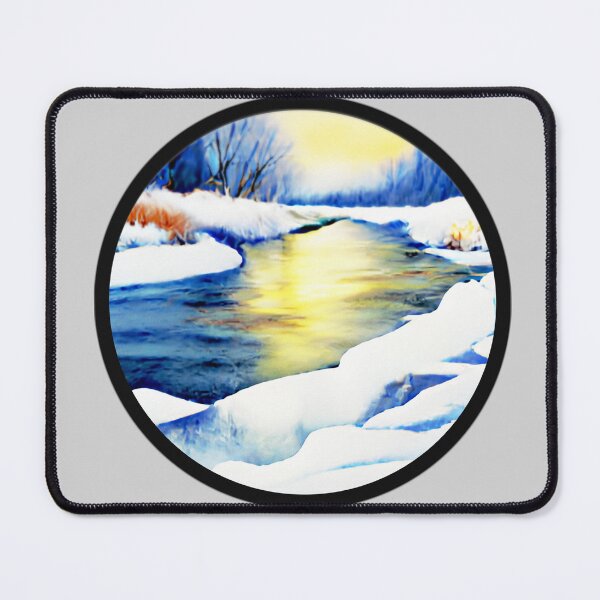 Item preview, Winter River Landscape designed and sold by designed2teach.