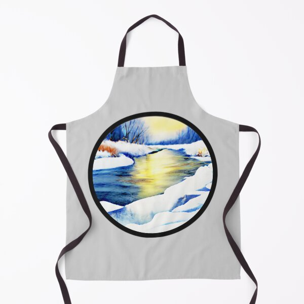 Item preview, Winter River Landscape designed and sold by designed2teach.
